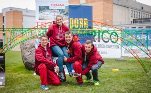 STRABAG po raz kolejny wsparł drużynę studentów Politechniki Warszawskiej w konkursie mostowym