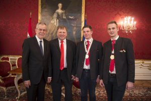 STRABAG-Weltmeister beim österreichischen Bundespräsidenten